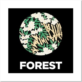 Forest Greenery Painting Posters and Art